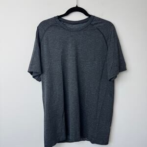 Lululemon Men's Metal Vent Blue Speckled Short Sleeve Workout T-shirt Large